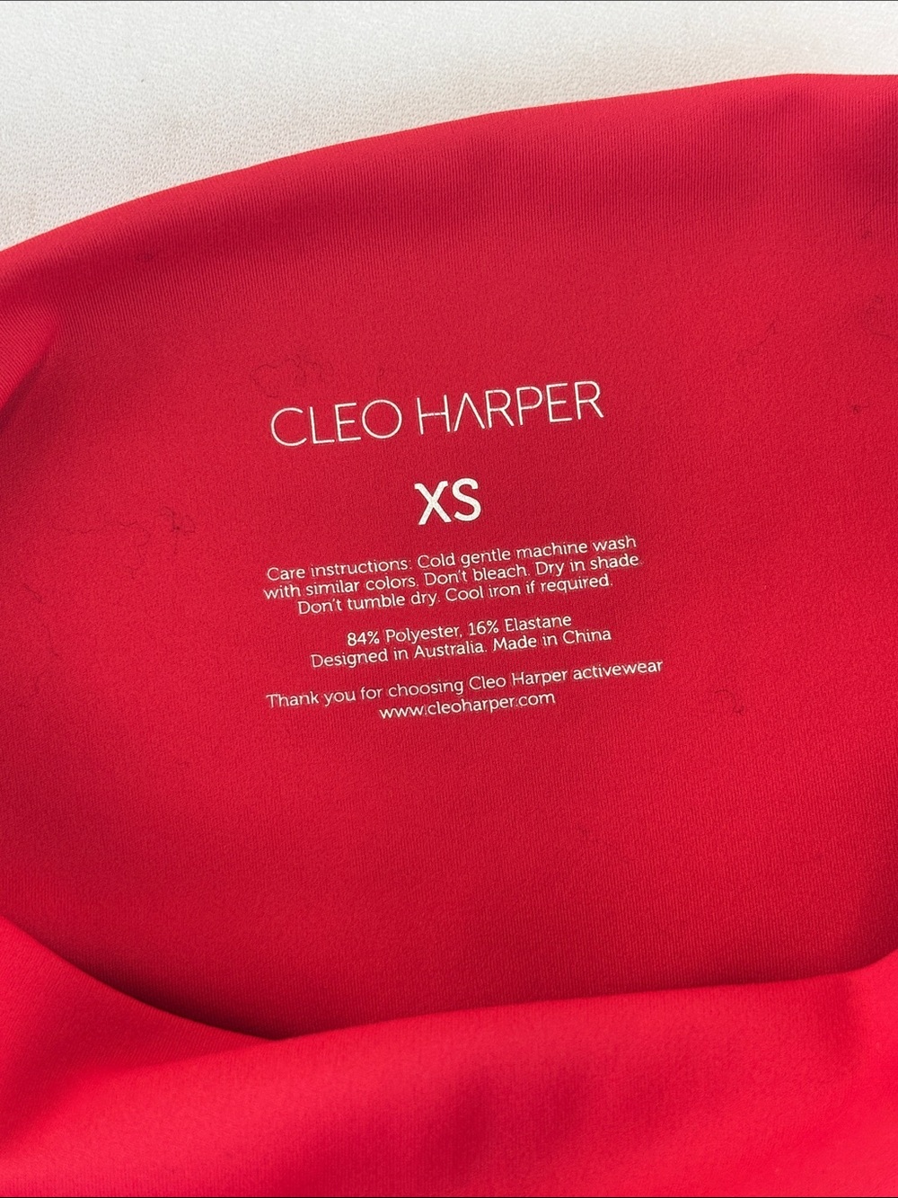 CLEO HARPER Set Leggings Shorts and Matching Sports Bra Size XS - Picture 7 of 11